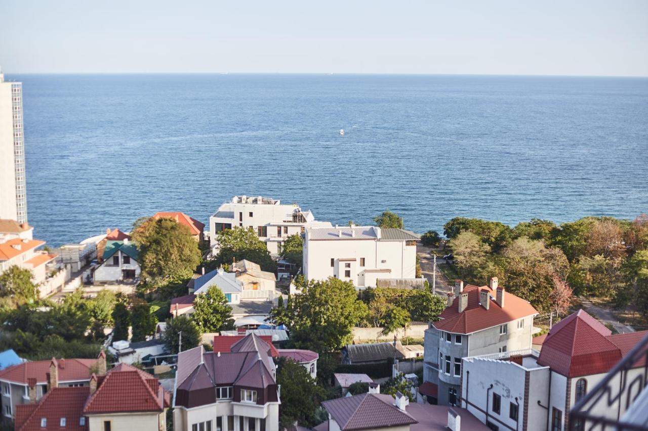 Panoramny Vid Na More 44 Jemchugina Arkadia Lägenhet Odessa Exteriör bild