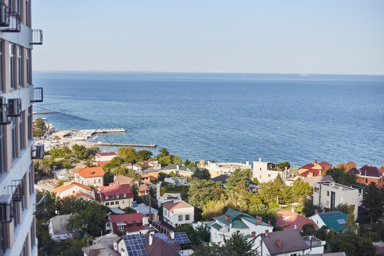 Panoramny Vid Na More 44 Jemchugina Arkadia Lägenhet Odessa Exteriör bild